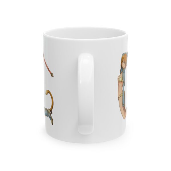 Name Alphabet G Hentai Coffee Mug Cup – White Ceramic Mug Cup 11 oz Gift for Comic Fans - Image 3