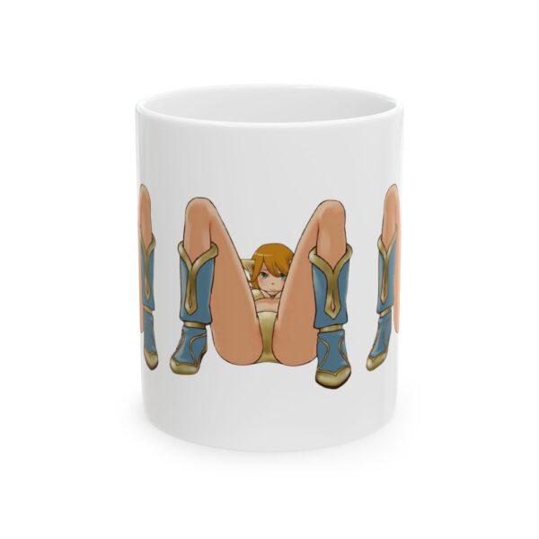 Name Alphabet M Hentai Coffee Mug Cup – White Ceramic Mug Cup 11 oz Gift for Comic Fans - Image 2