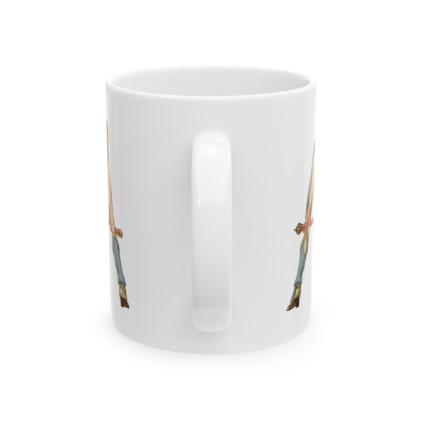 Name Alphabet A Hentai Coffee Mug Cup – White Ceramic Mug Cup 11 oz Gift for Comic Fans - Image 3