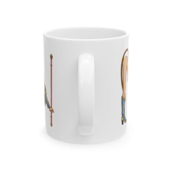 Name Alphabet N Hentai Coffee Mug Cup – White Ceramic Mug Cup 11 oz Gift for Comic Fans - Image 3